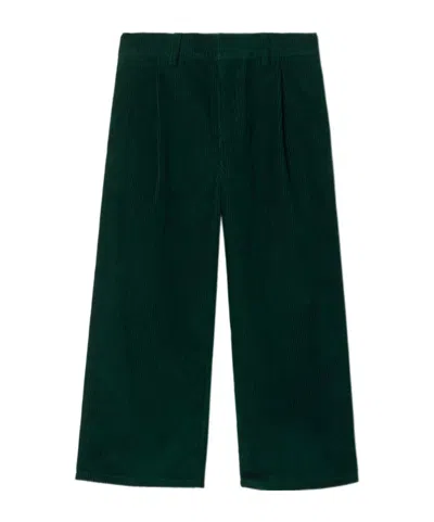 Burberry Corduroy Casual Pants In Black