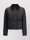 Burberry Check Lining Quilted Nylon Dorset Jacket Clothing In Black