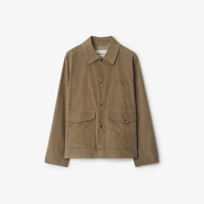 Burberry Corduroy Jacket In Puddle