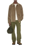 Burberry Corduroy Jacket In Brown