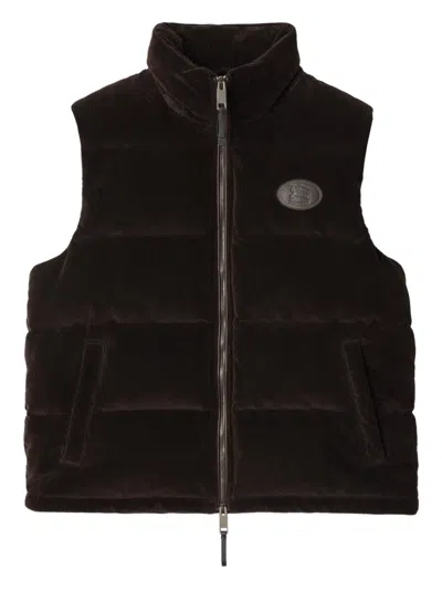 BURBERRY CORDUROY PUFFER GILET