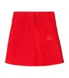 Burberry Kids Corduroy Skirt (3-14 Years) In Warm Coral Red