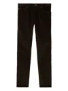 Burberry Corduroy Straight-leg Trousers In Brown