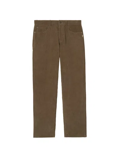 Burberry Corduroy Trousers In Brown