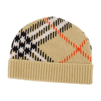 BURBERRY BURBERRY CORE CHECK BEANIE