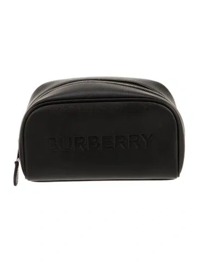 Pre-owned Burberry Cosmetic Bag In Black