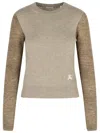 Burberry Turtleneck Sweater In Alpaca Blend In Multi