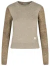 Burberry Turtleneck Sweater In Alpaca Blend In Gray