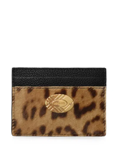 Burberry Cotswolds Card Case In Brown
