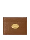 Burberry Cotswolds Textured Leather Compact Card Holder