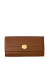Burberry Leather Cotswolds Strap Wallet In Brown