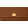 Burberry Leather Cotswolds Strap Wallet In Brown