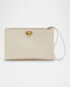 Burberry Cotswolds Leather Wristlet Pouchette
