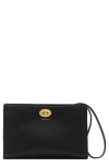 Burberry Cotswolds Leather Wristlet Pouchette
