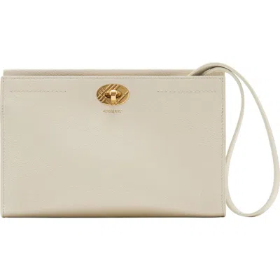Burberry Cotswolds Leather Wristlet Pouchette