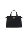 Burberry Mini Shopping Bag Adjustable Strap In Black