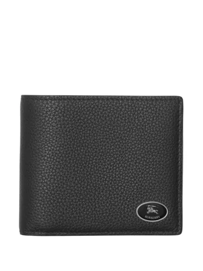 Burberry Cotswolds Leather Bifold Wallet In Black
