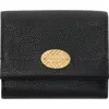 Burberry Cotswolds Leather Check-engraved Wallet
