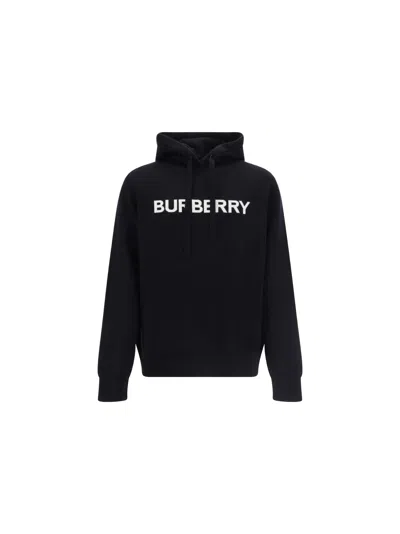 Burberry Cotton And Wool Sweatshirt In Coal Blue