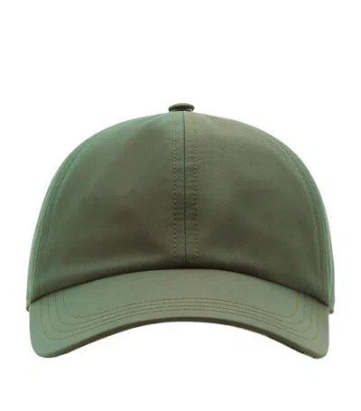 Burberry Cotton Baseball Cap In Green