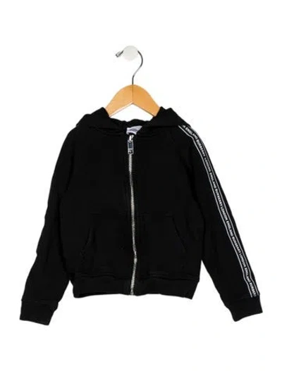 Pre-owned Burberry Babies' Cotton Black And White Patterned Causal Jacket With Zip Closure In Multi