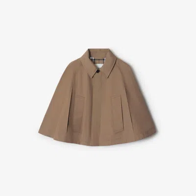 BURBERRY BURBERRY COTTON BLEND CAPE