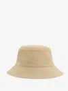 Burberry Structured Bucket Hat With Design In Neutral