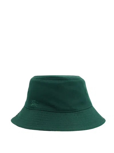 Burberry Cotton Blend Cloche In Green