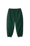 Burberry Cotton Trousers In Dark Moss