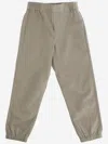 Burberry Cotton Blend Pants In Grey