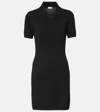 Burberry Polokleid Aus Einem Baumwollgemisch In Schwarz