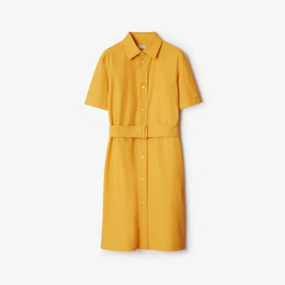 BURBERRY BURBERRY COTTON BLEND SHIRT DRESS