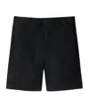 Burberry Childrens Cotton Blend Shorts In Black