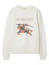 Burberry Crewneck Cotton Sweatshirt With Cross Stitch Ekd