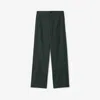 BURBERRY BURBERRY COTTON BLEND TAILORED TROUSERS