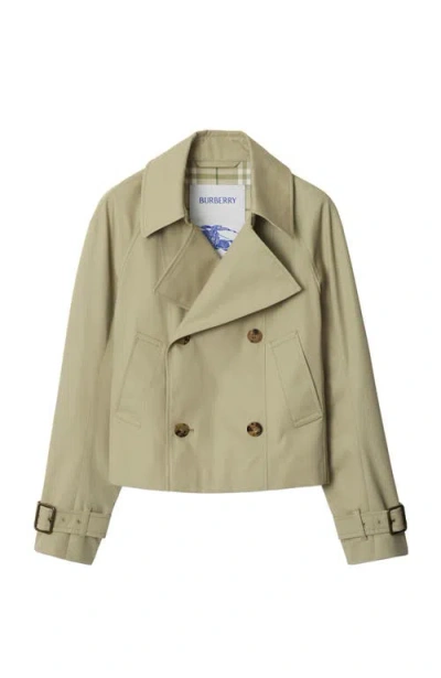 BURBERRY BURBERRY COTTON BLEND TRENCH JACKET