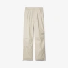 BURBERRY BURBERRY COTTON BLEND TROUSERS