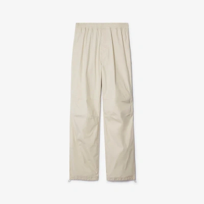 BURBERRY BURBERRY COTTON BLEND TROUSERS