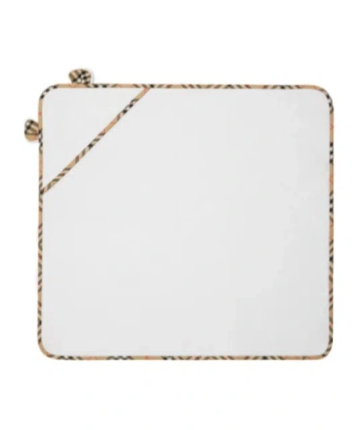 Burberry Cotton Blend Two-piece Baby Gift Set In White