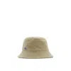 Burberry Equestrian Knight Embroidered Cotton Bucket Hat