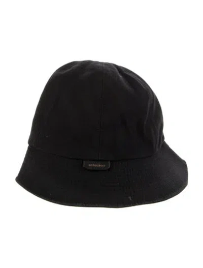 Pre-owned Burberry Cotton Bucket Hat In Black