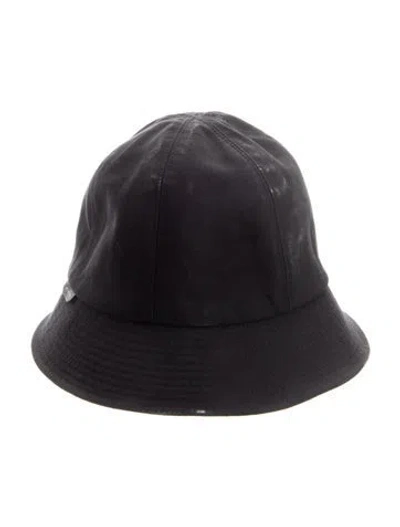 Pre-owned Burberry Cotton Bucket Hat In Black
