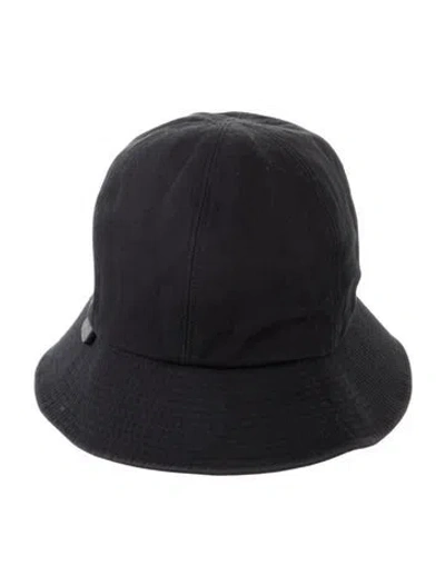 Pre-owned Burberry Cotton Bucket Hat In Black