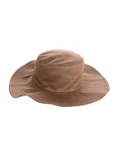 Pre-owned Burberry Cotton Bucket Hat In Brown