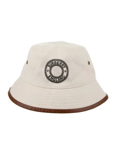 Pre-owned Burberry Cotton Bucket Hat In Neutral