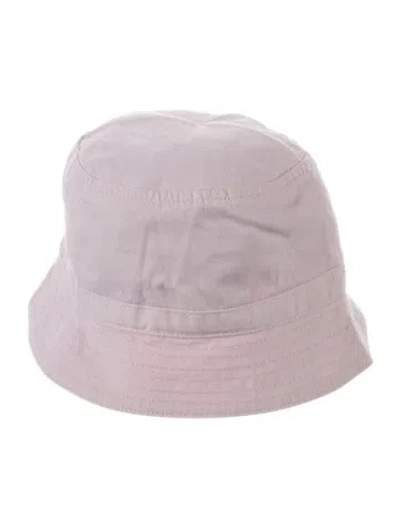Pre-owned Burberry Babies' Cotton Bucket Hat In Pink