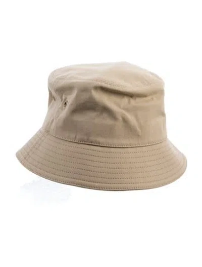 Pre-owned Burberry Cotton Bucket Hat W/tags In Neutrals