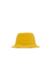 Burberry Cotton Bucket Hat In Yellow
