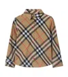 Burberry Cotton  Check Long-sleeve Shirt In Brown