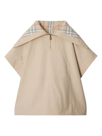 BURBERRY COTTON CAPE